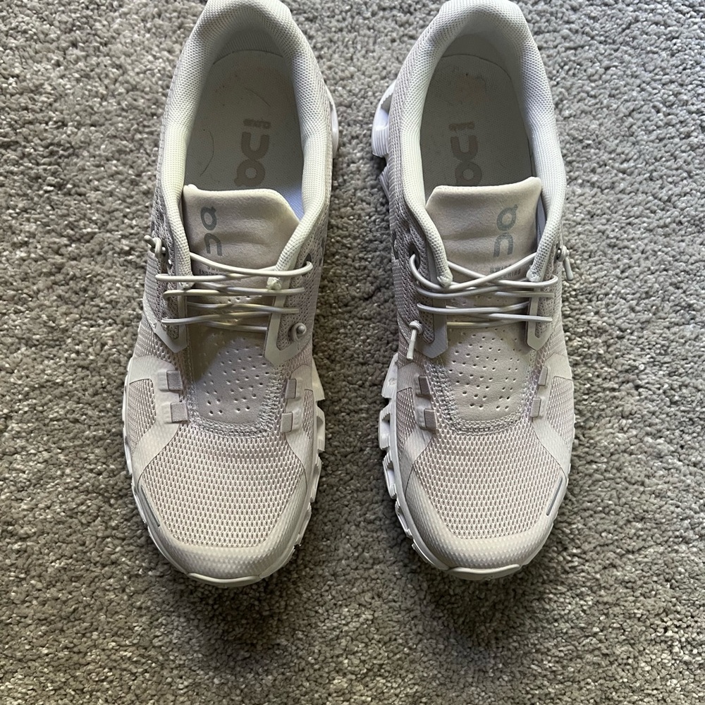 On Running White Athletic Shoes - Picture 2 of 5